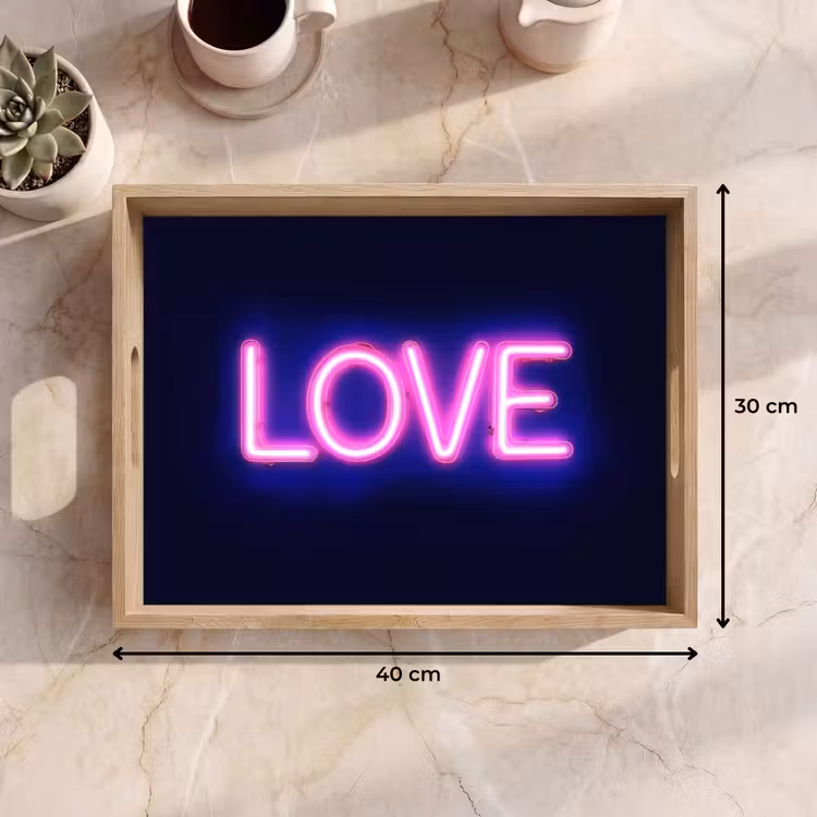 Tablett - Neon - Liebe - Valentinstag — 7