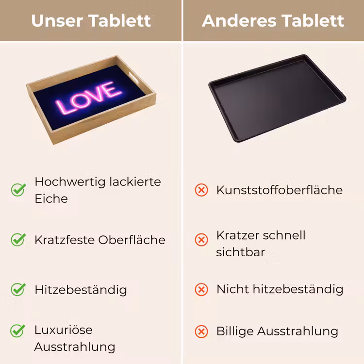Tablett - Neon - Liebe - Valentinstag — 9