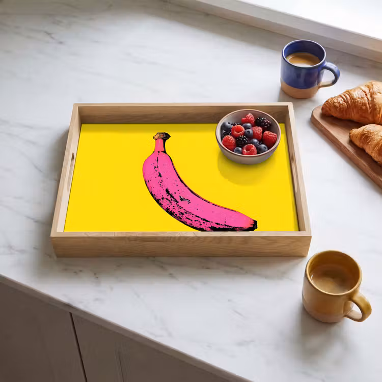 Tablett - Banane - Grafik - Gelb — 3