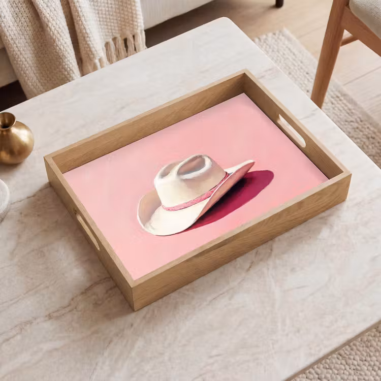 Tablett - Summers - Hut - Rosa — 2