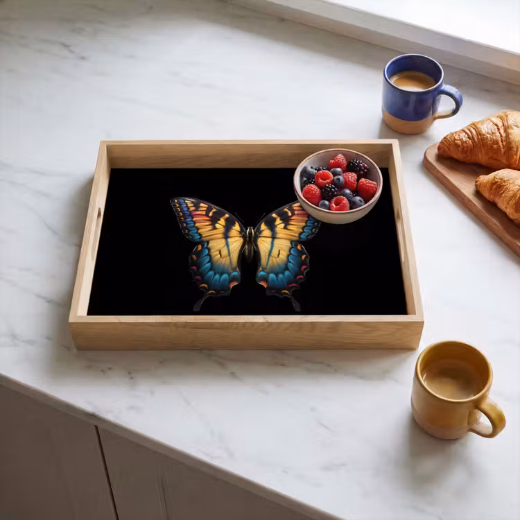 Tablett - Schmetterling - Bunt - Verspielt — 3