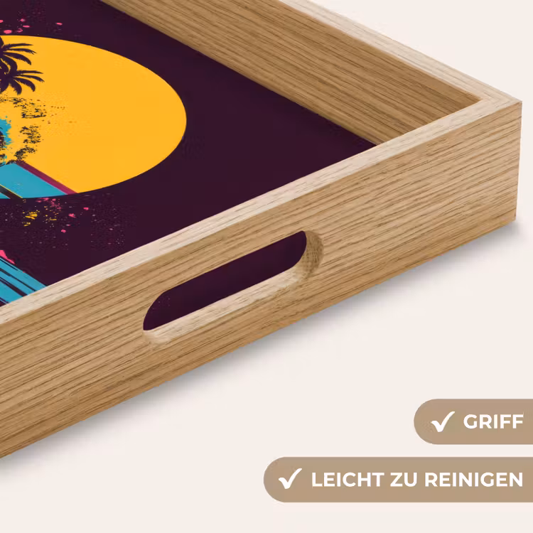 Tablett - Golf - Bunt - Sonne - Palmen — 8