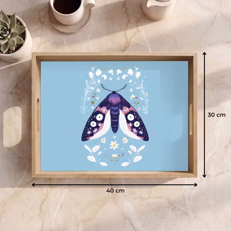 Tablett - Blätter - Weiß - Schmetterling - Insekt — 7