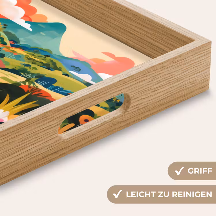 Tablett - Sonnenlicht - Hügel - Bewölkter Himmel — 8
