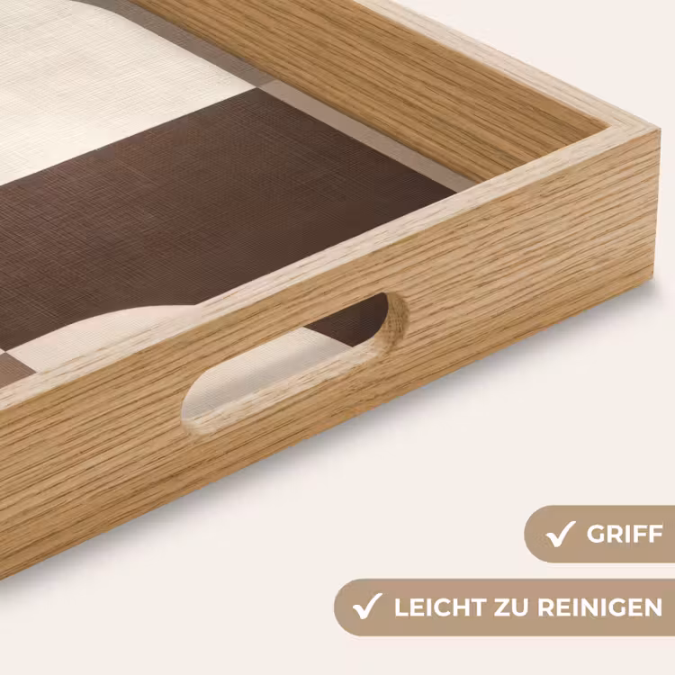 Tablett - Geometrisch - Gewebte Struktur - Modern — 8
