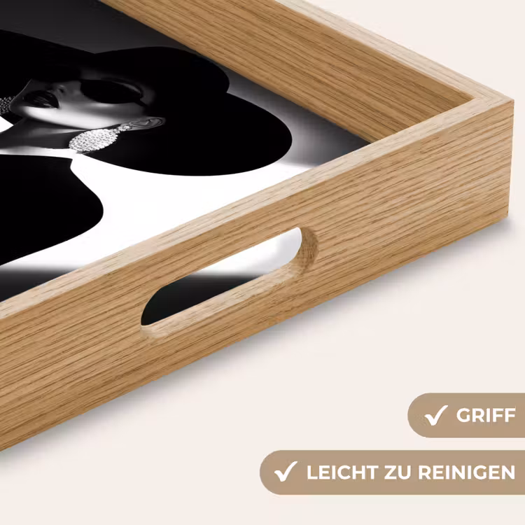 Tablett - Frau - Wein - Chic — 8