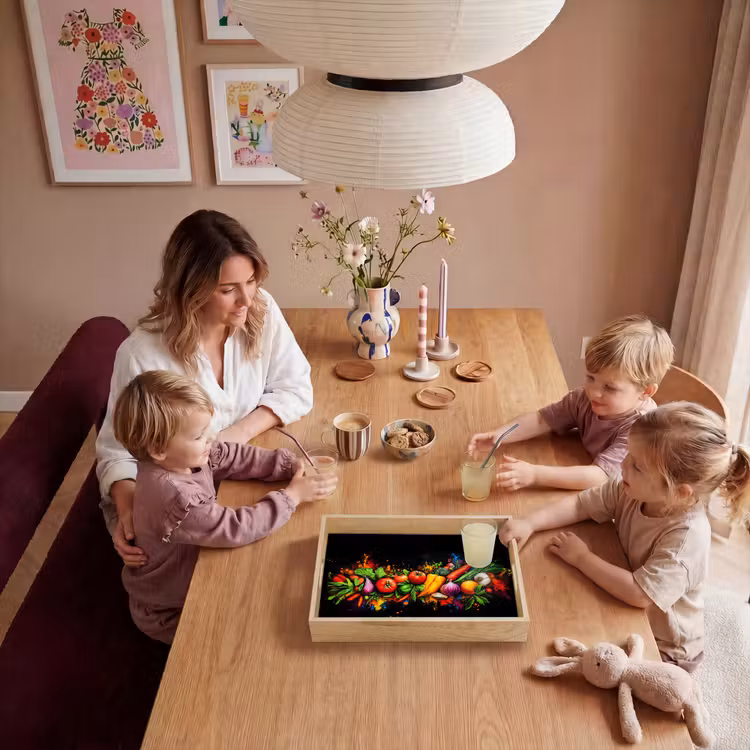 Tablett - Gemüse - Lebensmittel - Kräuter - Graffiti - Kochen — 5