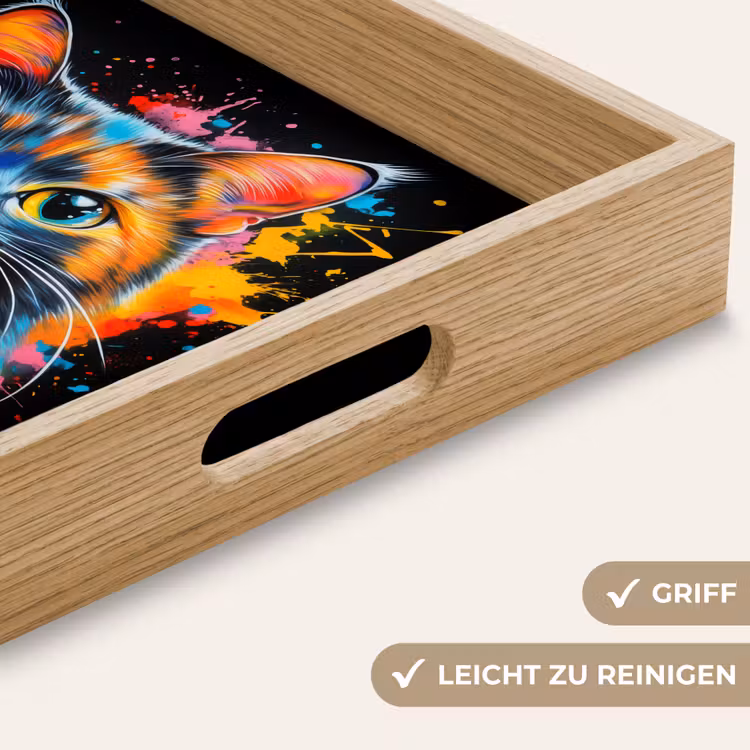 Tablett - Katze - Graffiti - Bunt - Waffel - Essen — 8