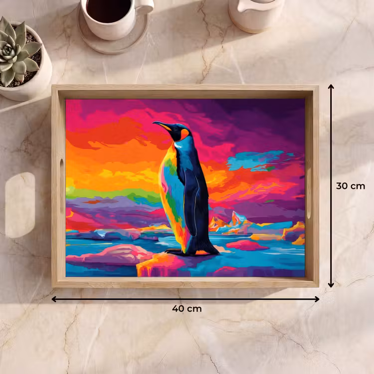 Tablett - Eisscholle - Pinguin - Abstrakt - Himmel — 7
