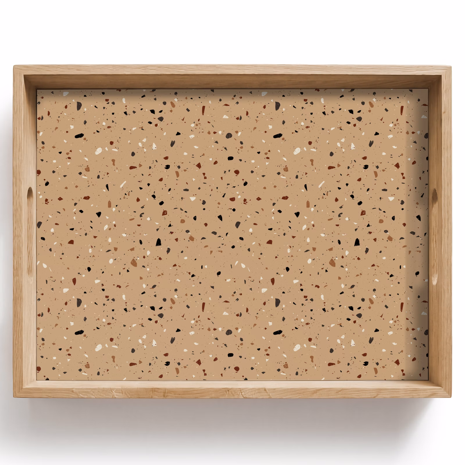 Tablett - Terrazzo - Muster - Beige — 1