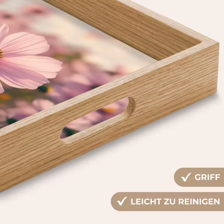Tablett - Blumen - Lila - Unscharf — 8