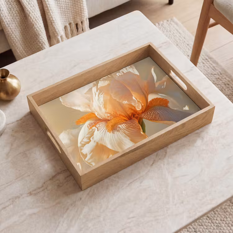 Tablett - Nahaufnahme - Orange - Iris — 2