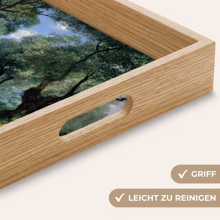 Tablett - Weg - Bäume - Schatten - — 8