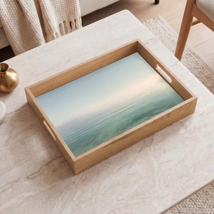 Tablett - Meer - Horizont - Blau - Nebel — 2
