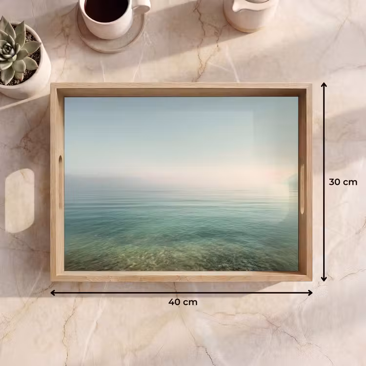 Tablett - Meer - Horizont - Blau - Nebel — 7
