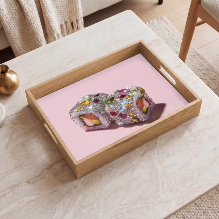 Tablett - Sushi - Röllchen - Steine - Bunt — 2