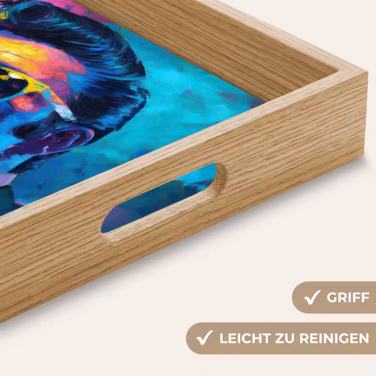 Tablett - Porträt - Zigarette - Bunt - Brille — 8