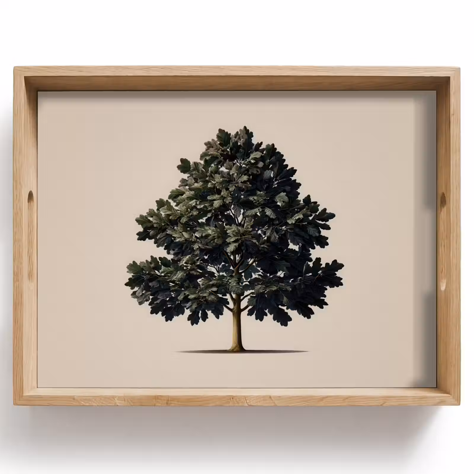 Tablett - Eichenbaum - Schatten - Glatt — 1