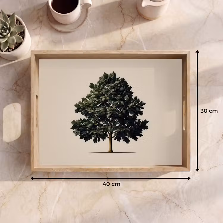 Tablett - Eichenbaum - Schatten - Glatt — 7
