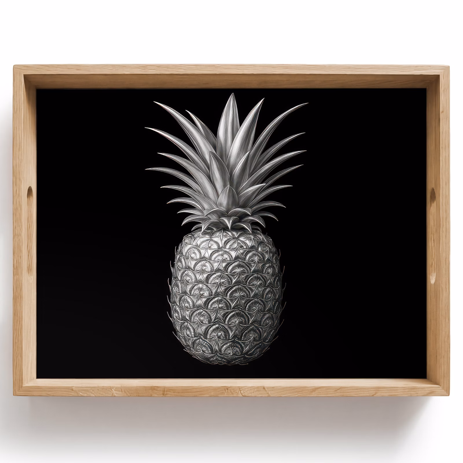 Tablett - Ananas - Detailliert - Blätter — 1