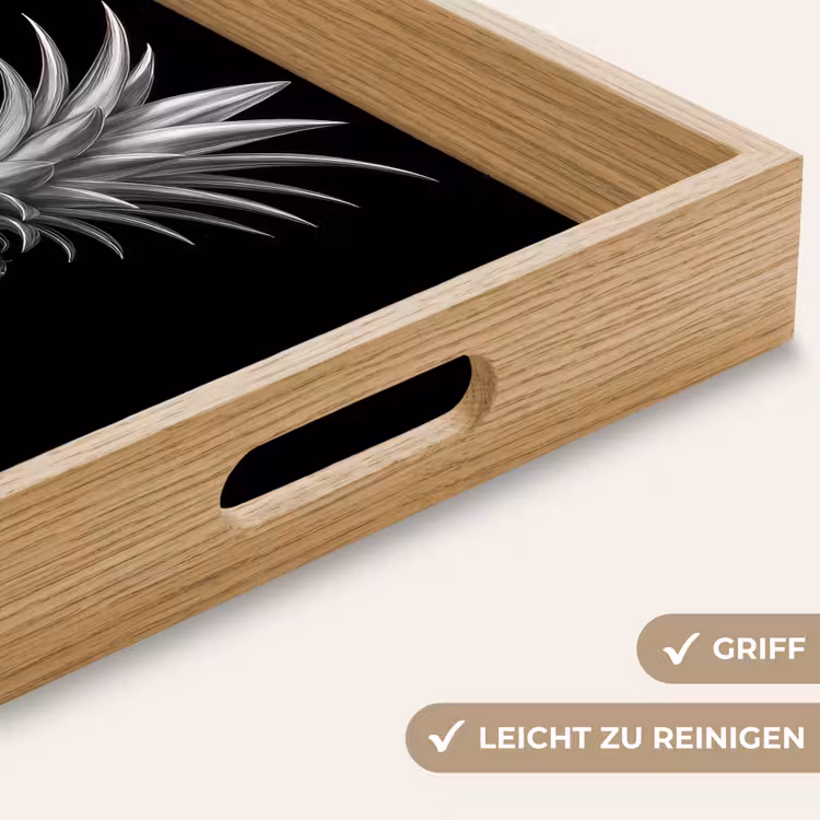 Tablett - Ananas - Detailliert - Blätter — 8