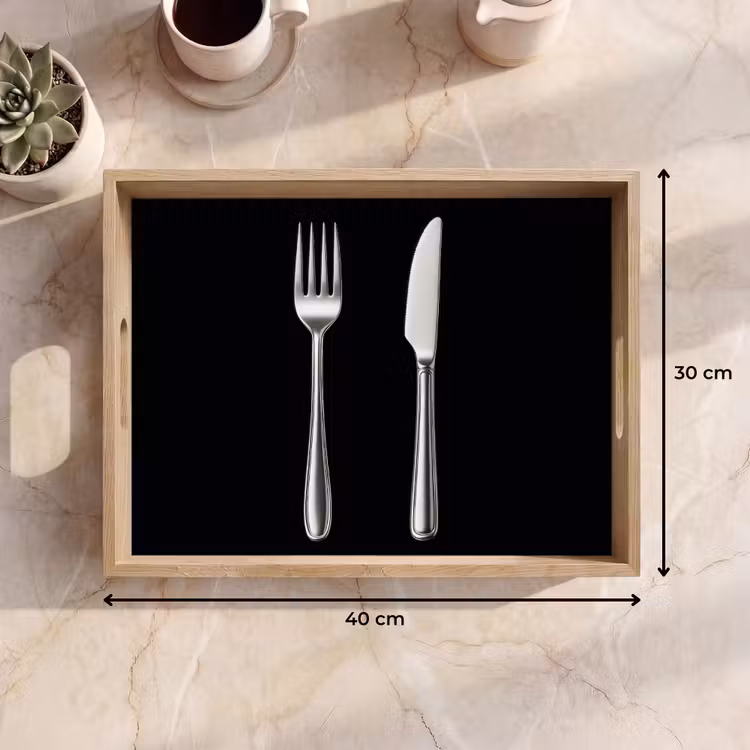 Tablett - Besteck - Klassisch - Elegant — 7