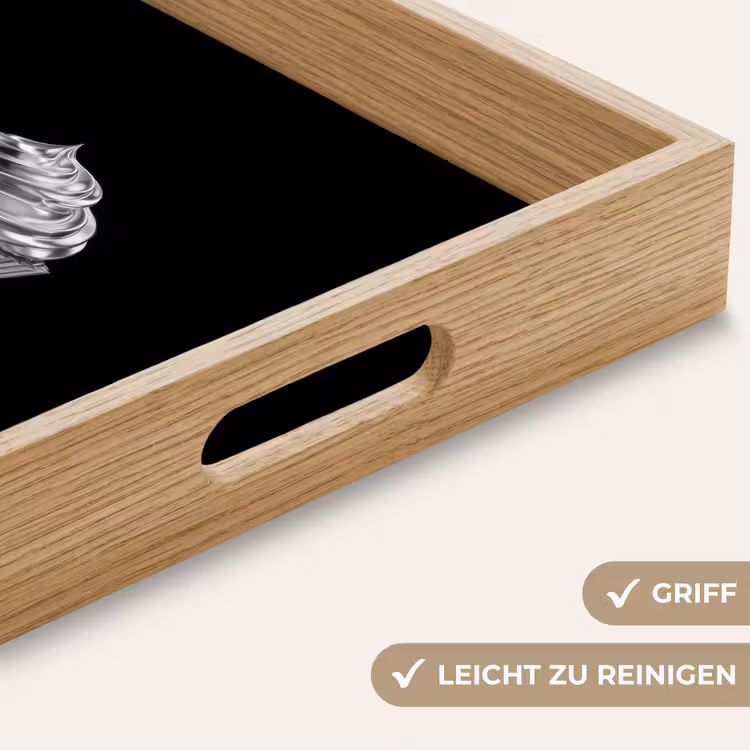 Tablett - Cupcake - Luxuriös - Silber — 8