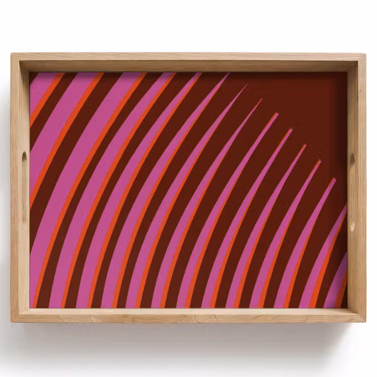 Tablett - Linien - Rot - Bewegung — 1