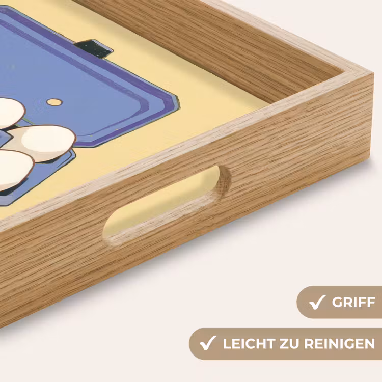 Tablett - Eier - Box - Minimalistisch - Blau — 8