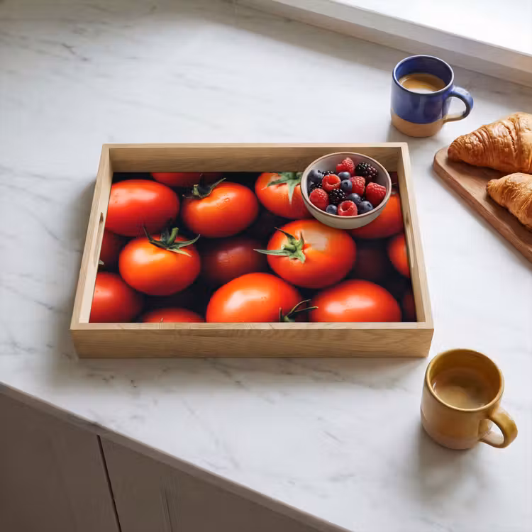 Tablett - Gemüse - Rot - Tomaten — 3