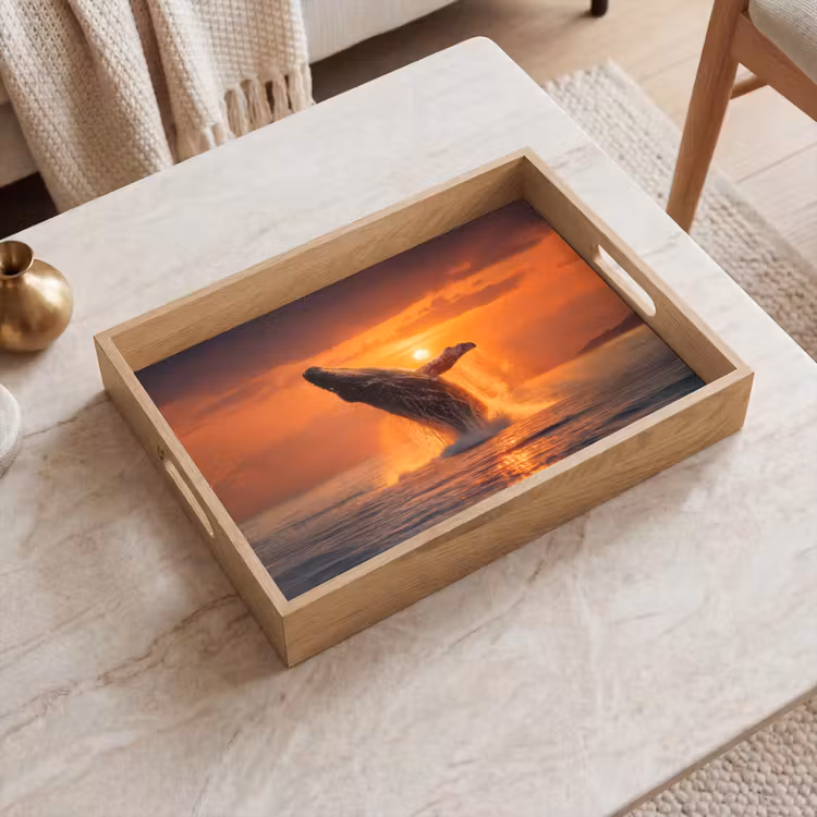 Tablett - Wal - Sonne - Meer — 2
