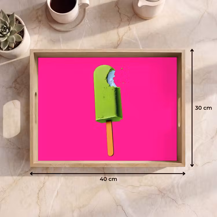 Tablett - Eiscreme - Stock - Minimalistisch - Grün — 7