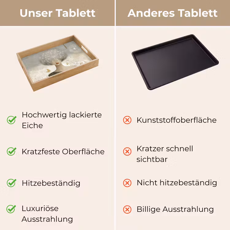 Tablett - Fluff - Frau - Beige — 9