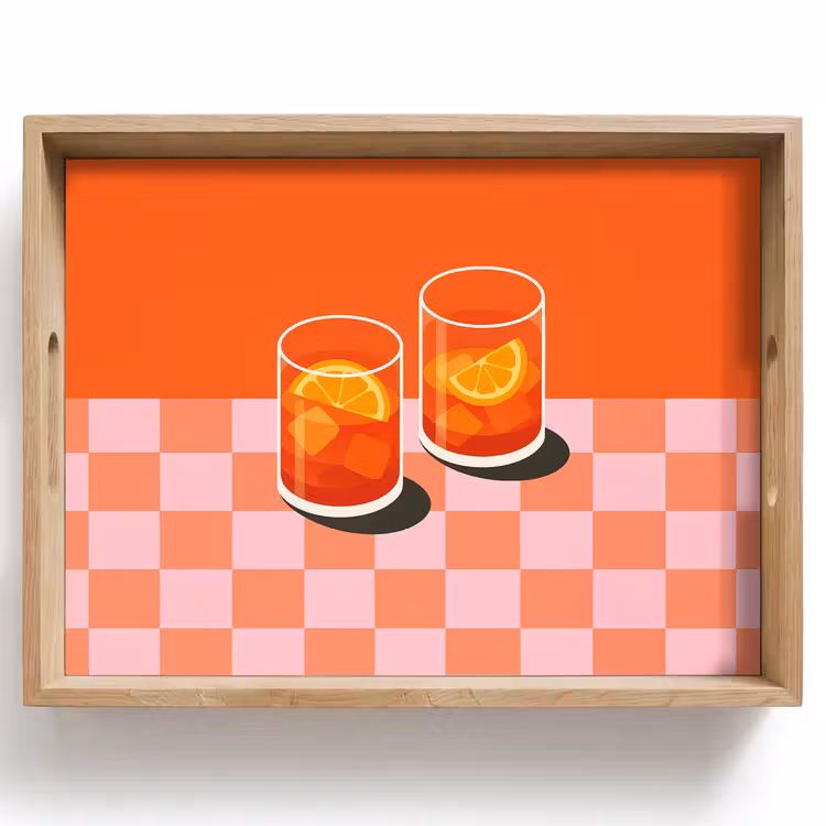 Tablett - Orange - Brillen - Orange — 1