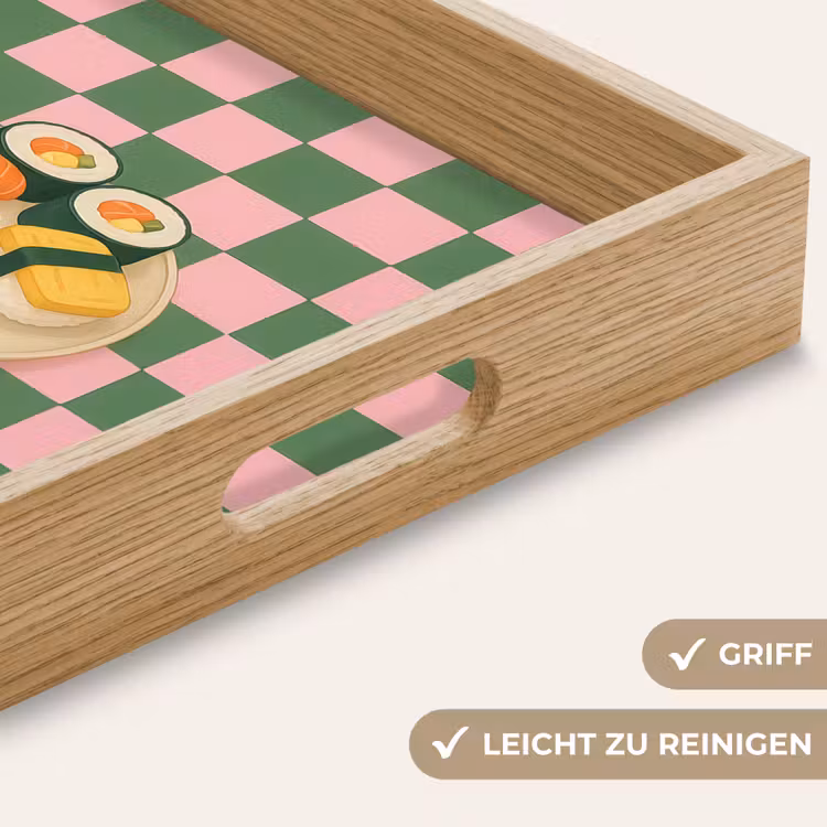 Tablett - Sushi - Teller - Blockiert - Grün — 8