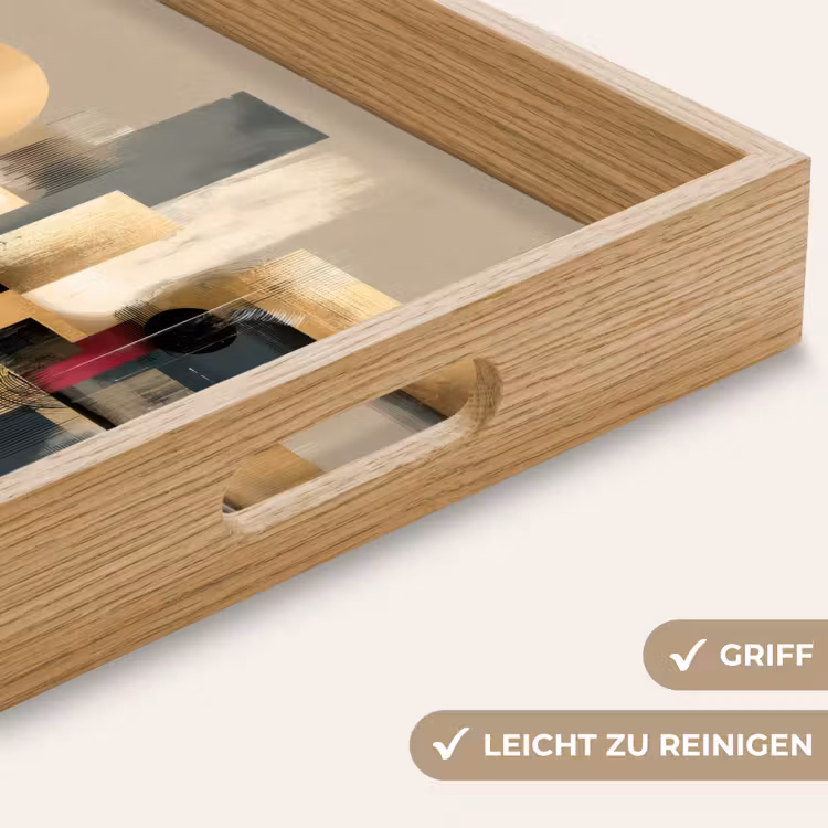 Tablett - Abstrakt - Formen - Beige - Texturen — 8
