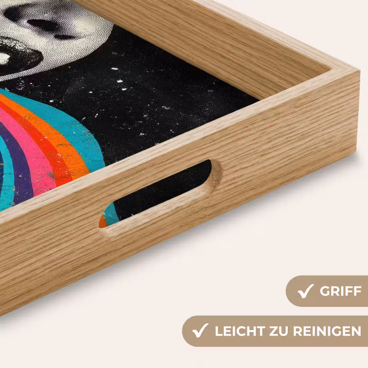 Tablett - Mund - Wellen - Regenbogen — 8
