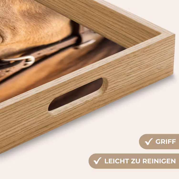 Tablett - Pferd - Auge - Braun — 8
