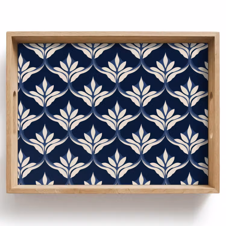 Tablett - Modern - Design - Blau — 1
