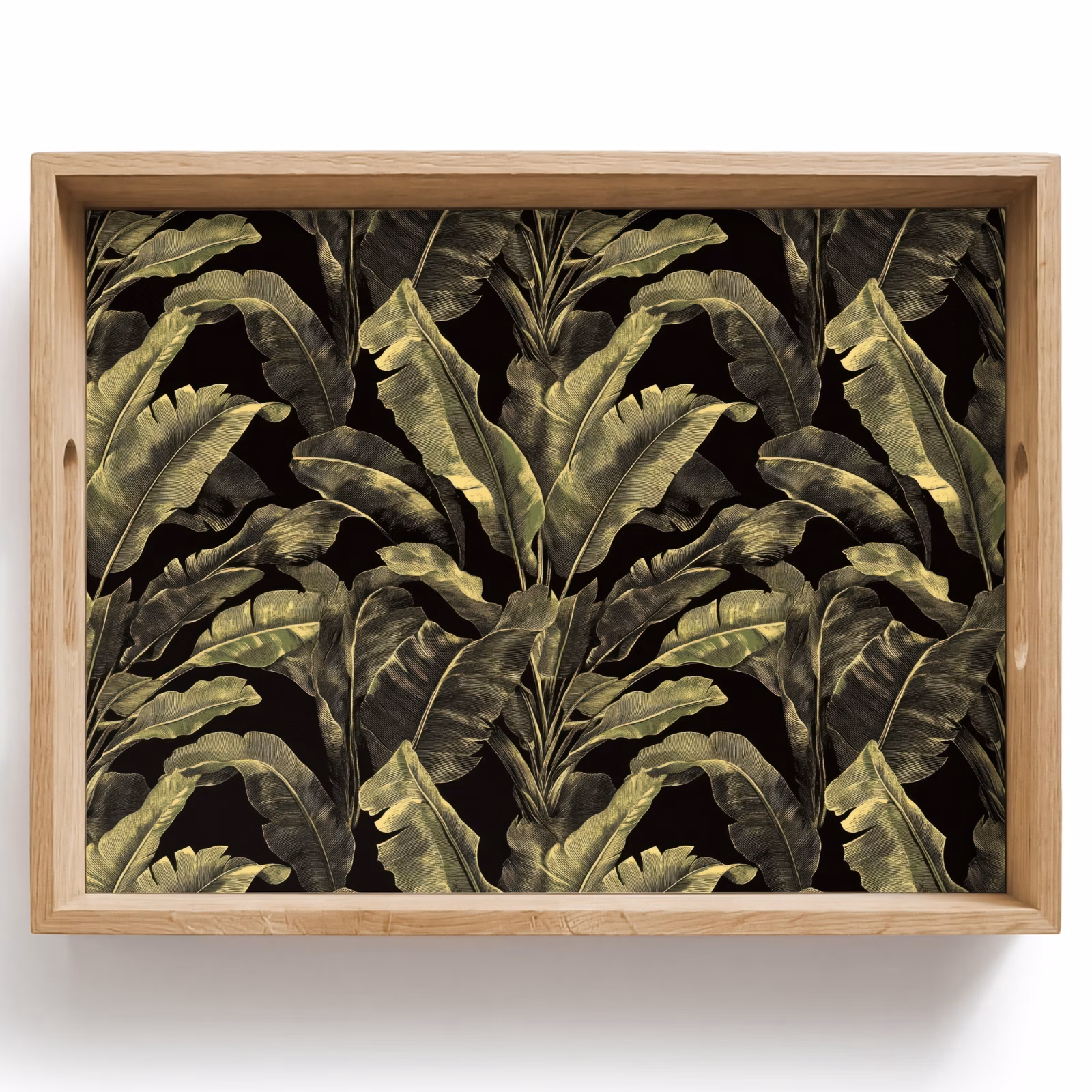 Tablett - Botanisch - Blätter - Grün — 1