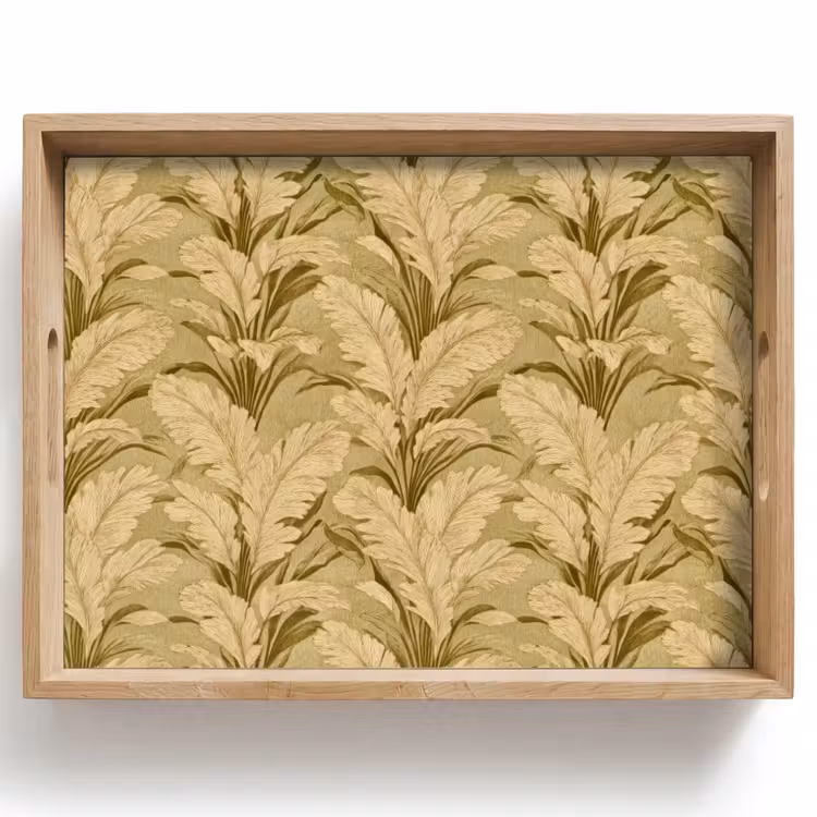Tablett - Palmenblätter - Klassisch - Grün — 1