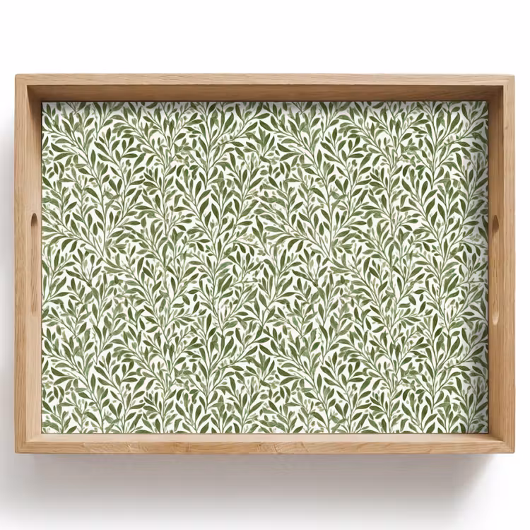 Tablett - Botanisch - Zweige - Grün — 1