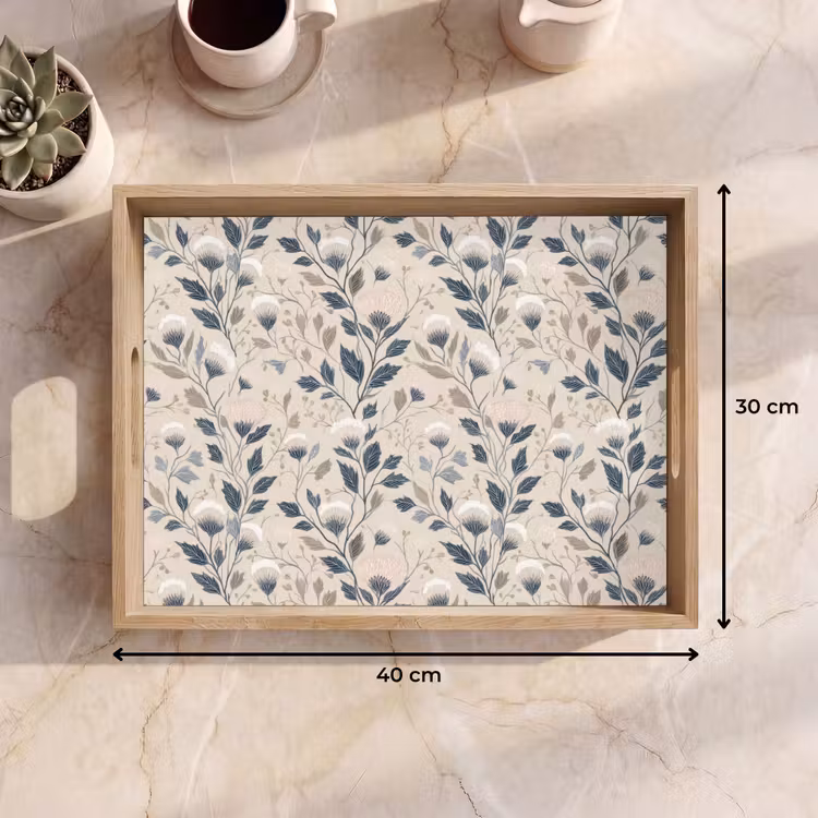 Tablett - Klassisch - Botanisch - Farbenfroh — 7