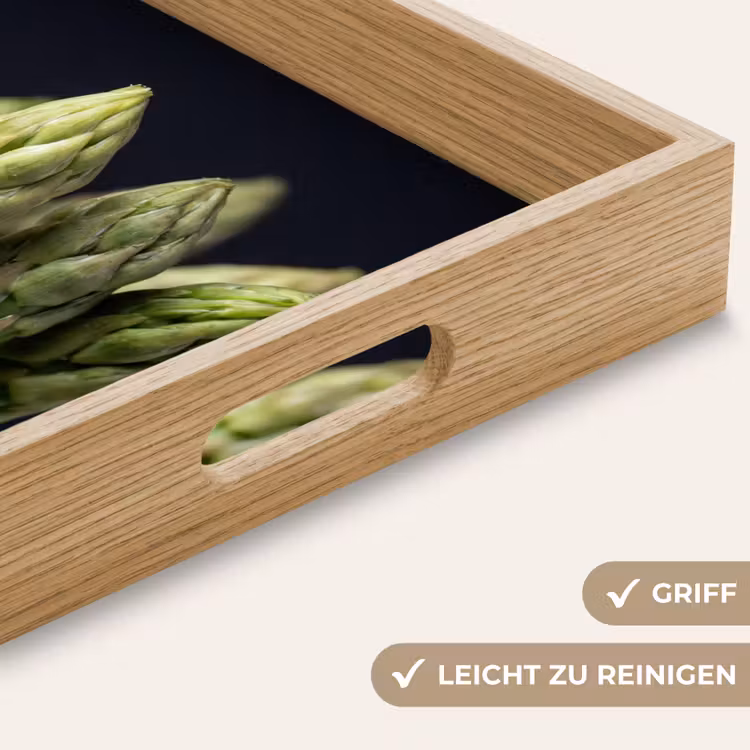 Tablett - Spargel - Grün - Schwarz — 8