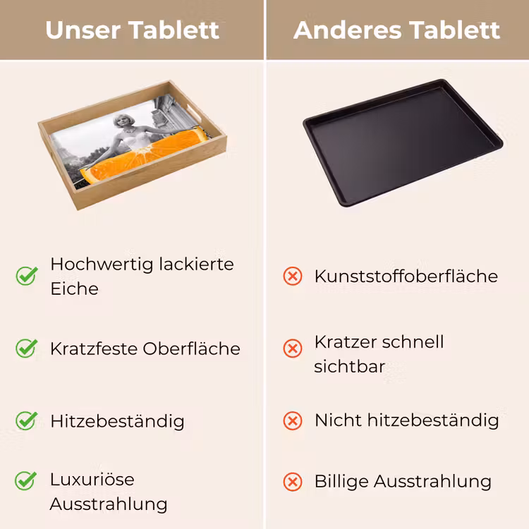 Tablett - Orange - Eiffelturm - Frau — 9