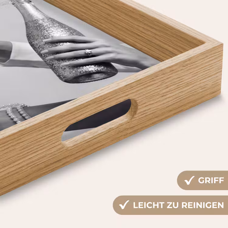 Tablett - Festlich - Champagner - Discokugel — 8
