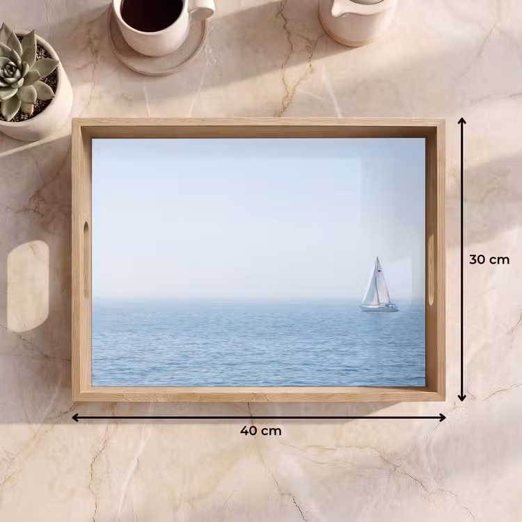 Tablett - Horizont - Segelboot - Meer — 7