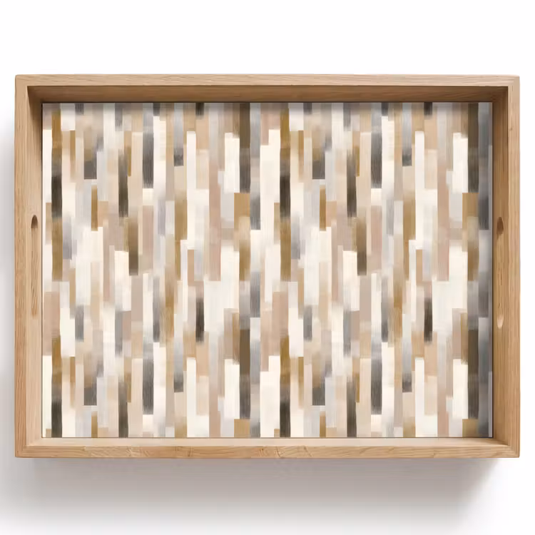 Tablett - Abstrakt - Muster - Pinselstriche — 1