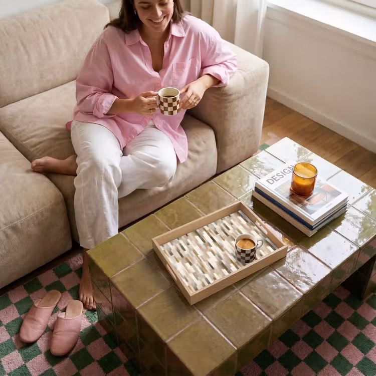 Tablett - Abstrakt - Muster - Pinselstriche — 4