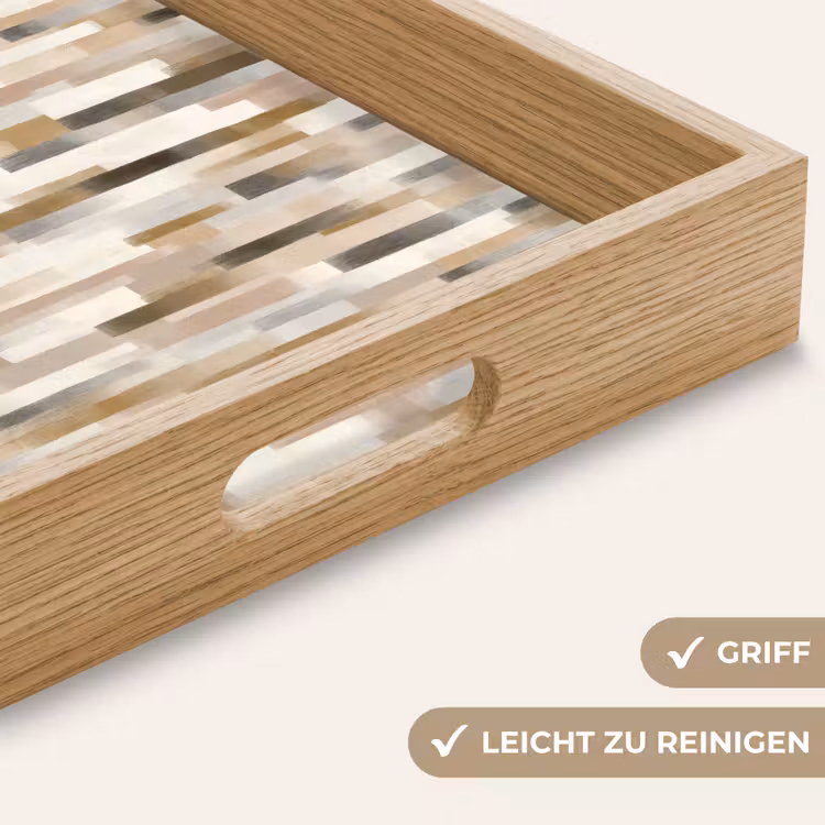 Tablett - Abstrakt - Muster - Pinselstriche — 8